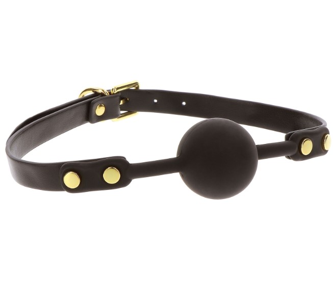 Кляп Taboom Vogue Ball Gag, чорний, 4.1 см - Зображення 4