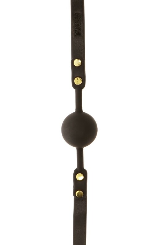 Кляп Taboom Vogue Ball Gag, чорний, 4.1 см - Зображення 5