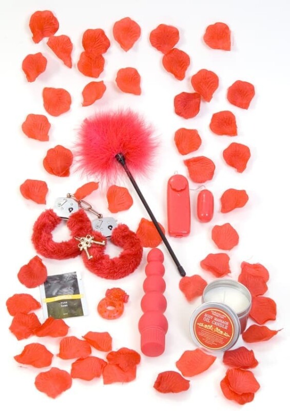 Набір секс іграшок подарунковий Toy Joy Romance Gift Set, червоний