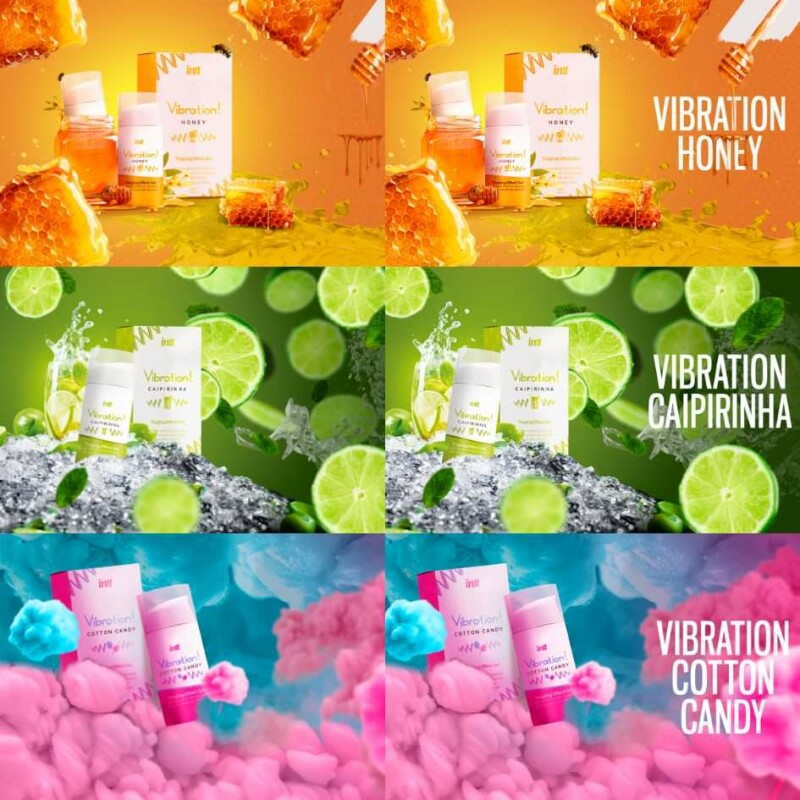 Рідкий вібратор New Intt Vibration Honey зі смаком меду, 15 мл - Изображение 1