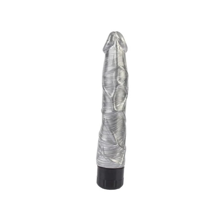 Вібратор реалістичний Chisa Pleasure Ranger, сріблястий , 22 х 4.3 см - Зображення 2