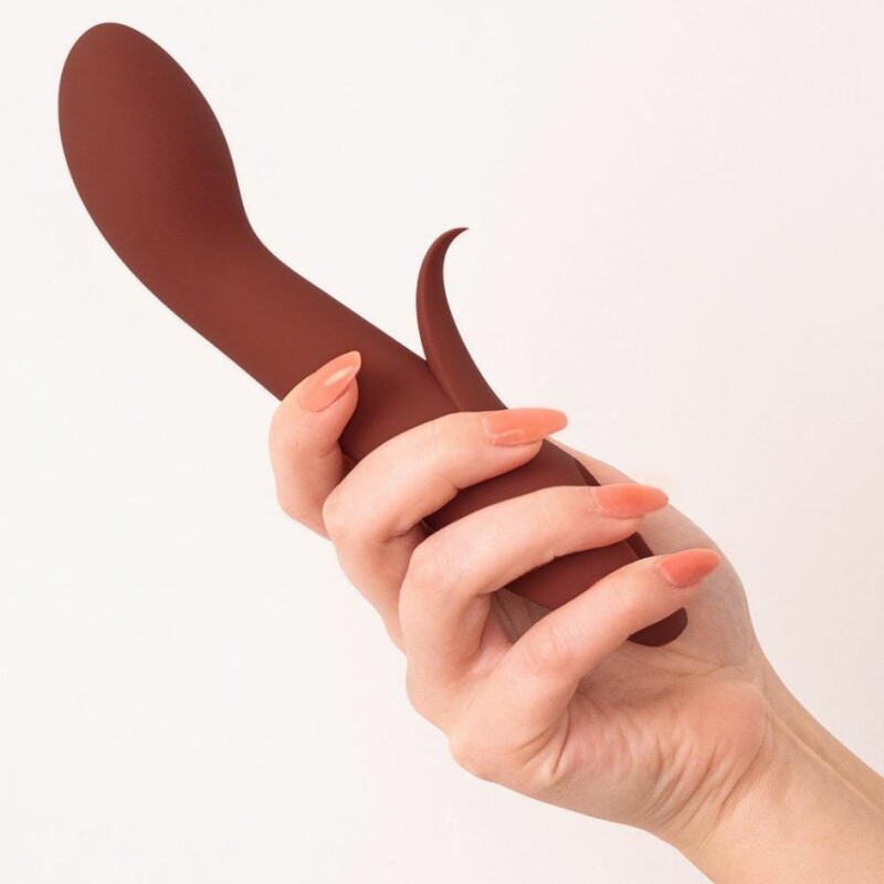 Вібратор Dream Toys Nude Sierra для точки G коричневий, 20.1 х 3.8 см - Зображення 3