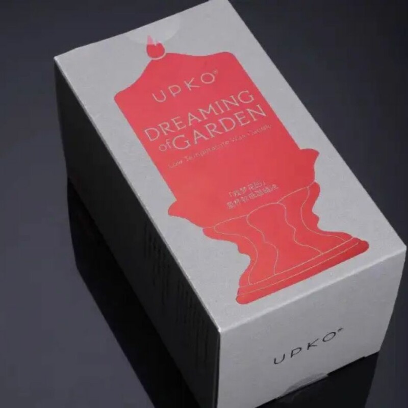Свеча восковая UPKO DREAMING of GARDEN низкотемпературная, красная, 270 г - Изображение 2