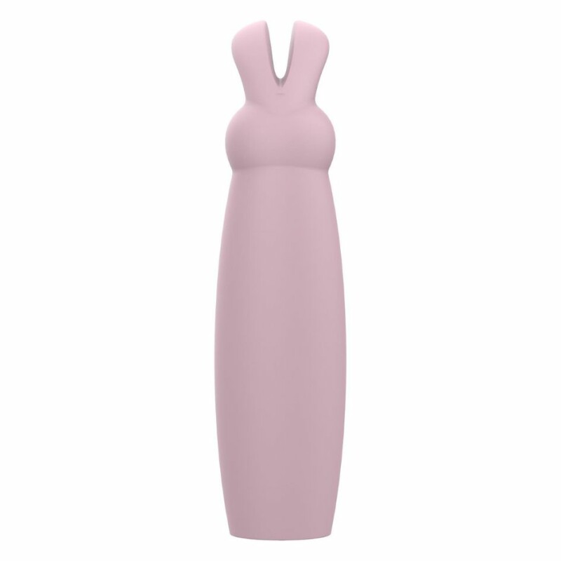 Міні-вібратор у вигляді кролика Dream Toys Nude Hazel Rabbit Massager рожевий, 14.3 см х 3.5 см - Изображение 3