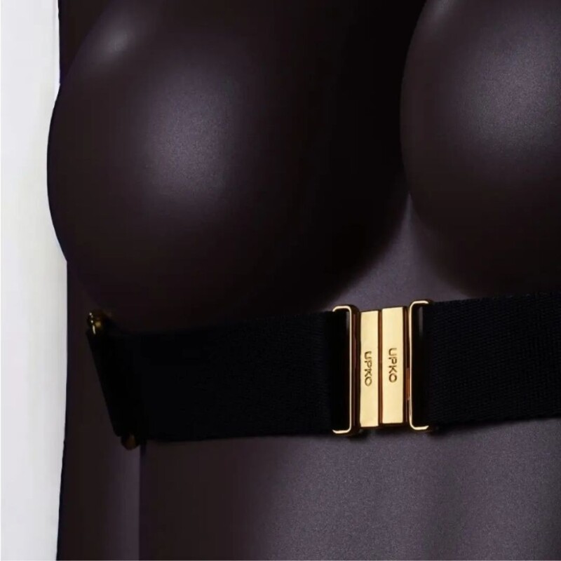 Комплект UPKO Adult Sex Harness And Head Restraint Gear портупея та упряж із кляпом, чорний - Зображення 4