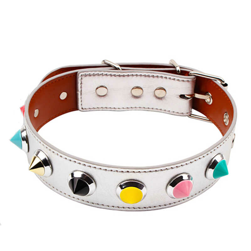 Нашийник з шипами Chisa Collar with Thorns, білий - Изображение 1