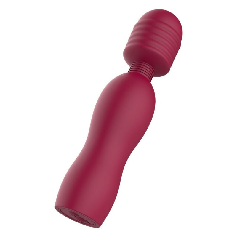 Вібратор мікрофон Dream Toys Glam Travel Wand червоний, 14.5 см х 3.3 см - Зображення 5