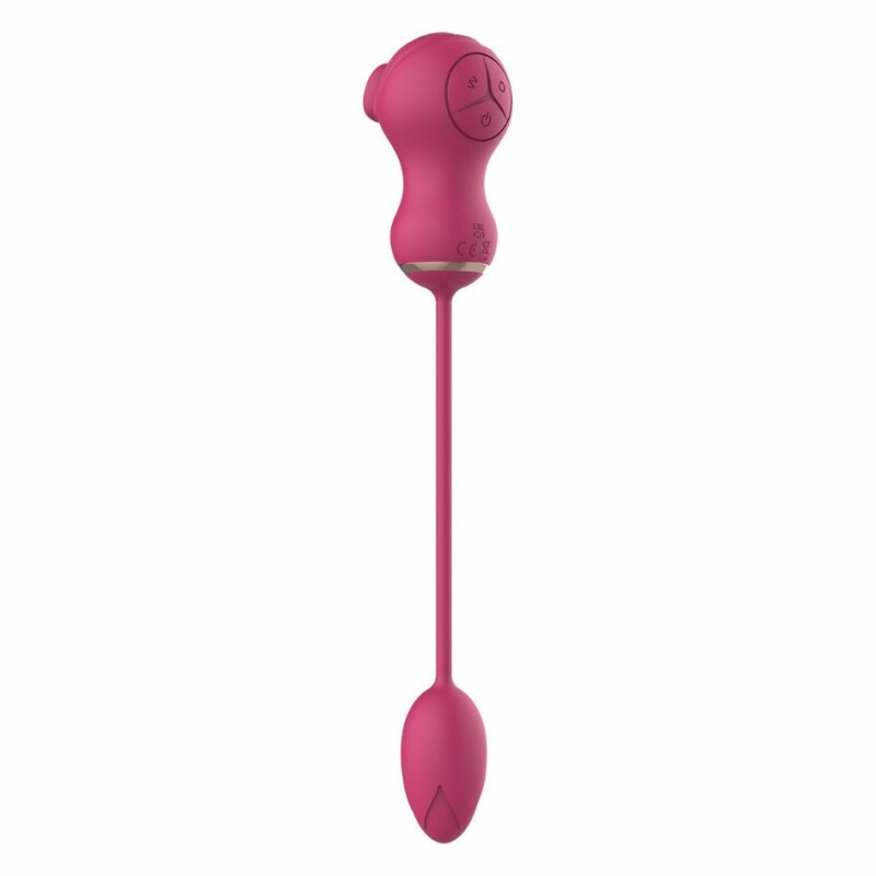 Подвійний стимулятор Dream Toys Essentials 2в1 для клітора і вібраційне яйце, рожевий - Изображение 6