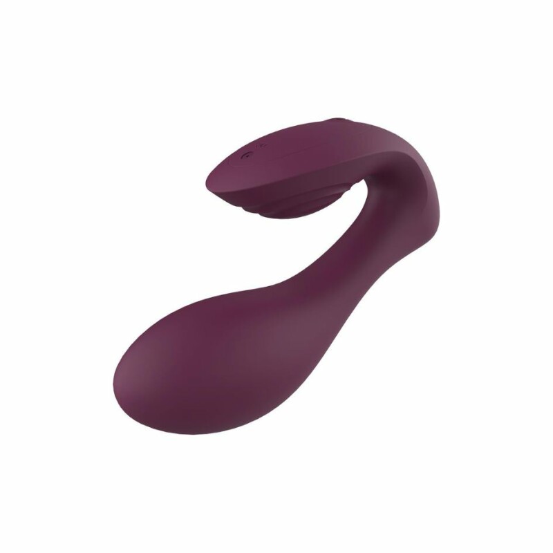 Вібратор подвійною стимуляцією з пультом управління Dream Toys Essentials Ultra Dual Vibe фіолетовий, 13 х 3.7 см - Изображение 4
