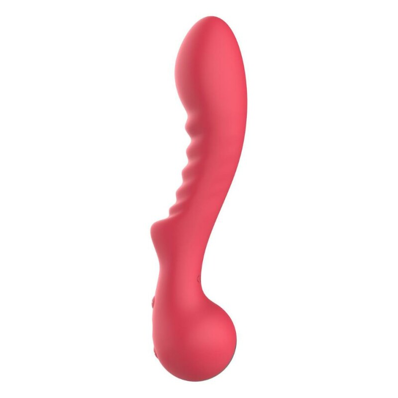Вібратор рельєфний для точки G Dream Toys Amour Aimee червоний, 22 х 4.1 см - Зображення 1