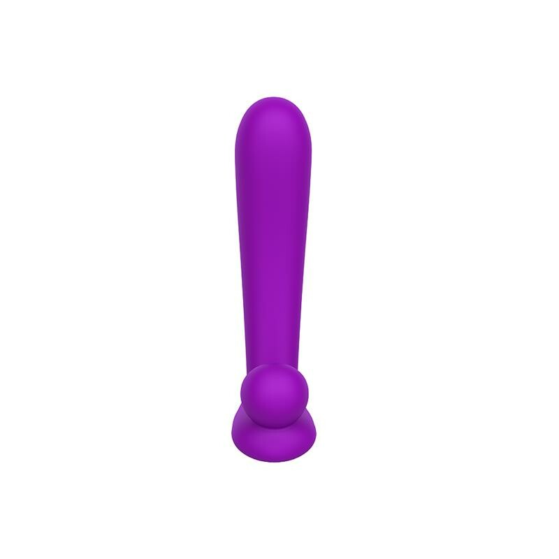 Вібратор зі стимуляцією клітора Chisa Horny hunter vibrating в формі букви L, фіолетовий, 16 х 3.8 см - Зображення 3