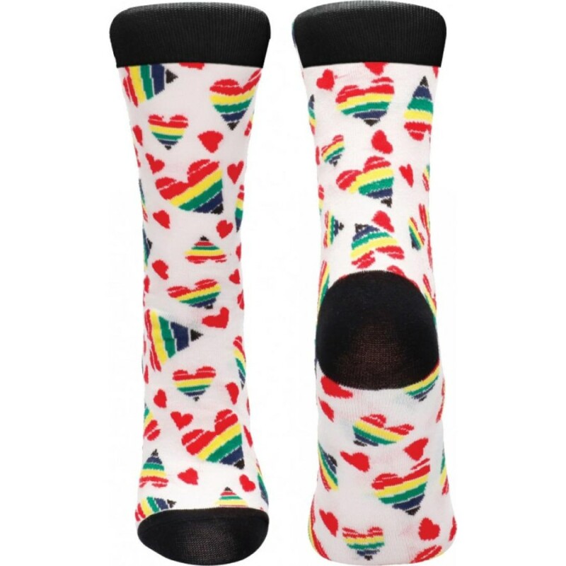 Шкарпетки Shots Sexy Socks Happy Hearts, різнокольорові, 36-41