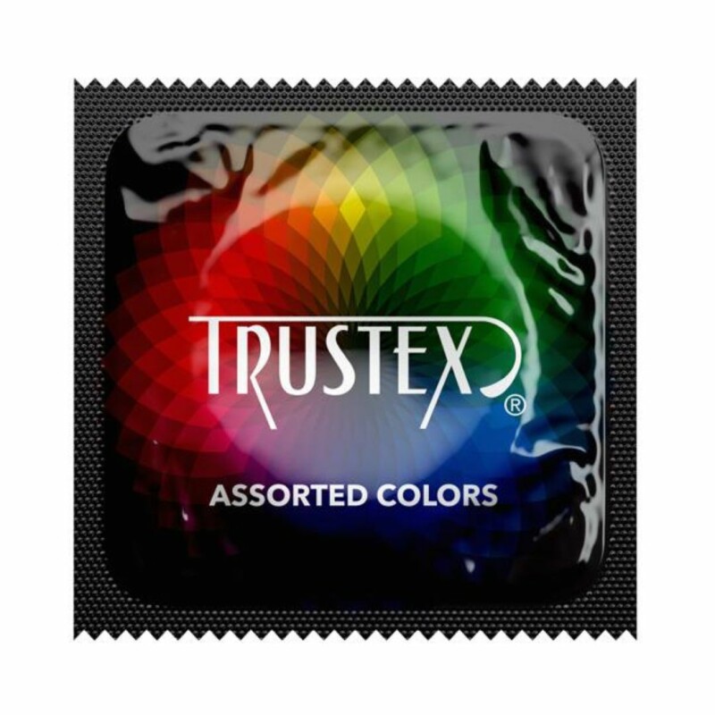Презерватив Trustex Assorted Colors Lubricated зі змазкою, 1 шт