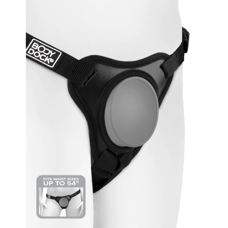 Трусики для страпона Pipedream Body Dock Elite Mini Harness, чорні - Изображение 1