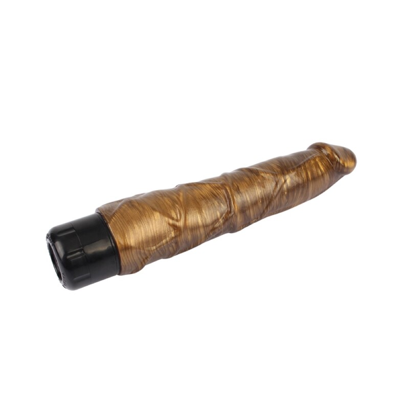 Вібратор Chisa Pleasure Ranger з поворотним регулятором, золотий, 22.5 х 4.3 см - Изображение 4