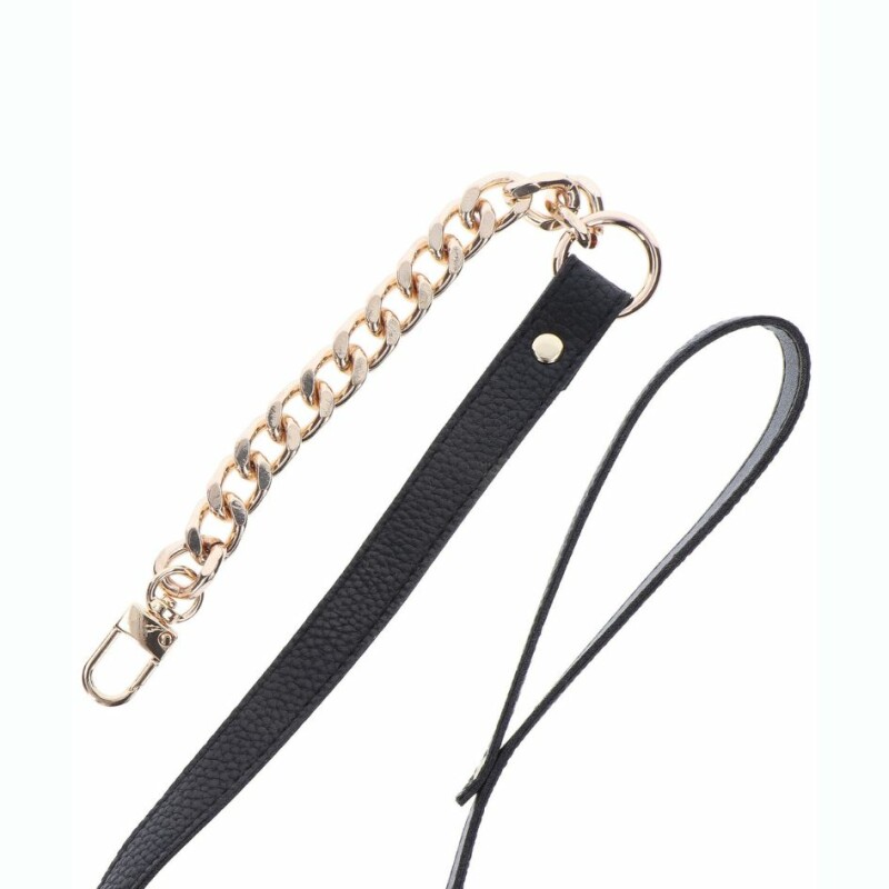 Нашийник ланцюг із повідцем Taboom Dona Statement Collar and leash, золотий, 49 см х 75 см - Зображення 5
