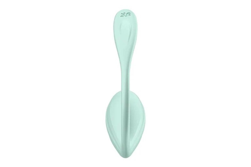 Віброяйце Satisfyer Smooth Petal з додатком, м'ятне, 23.5 х 3.5 см - Изображение 4