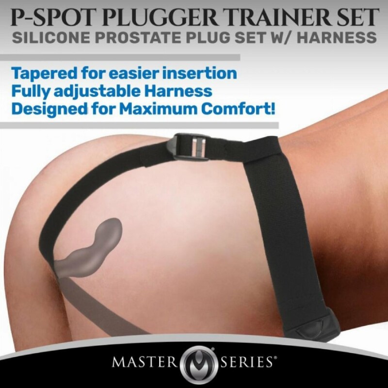 Набір для стимуляції простати P-Spot Plugger Trainer Set, чорний - Зображення 5