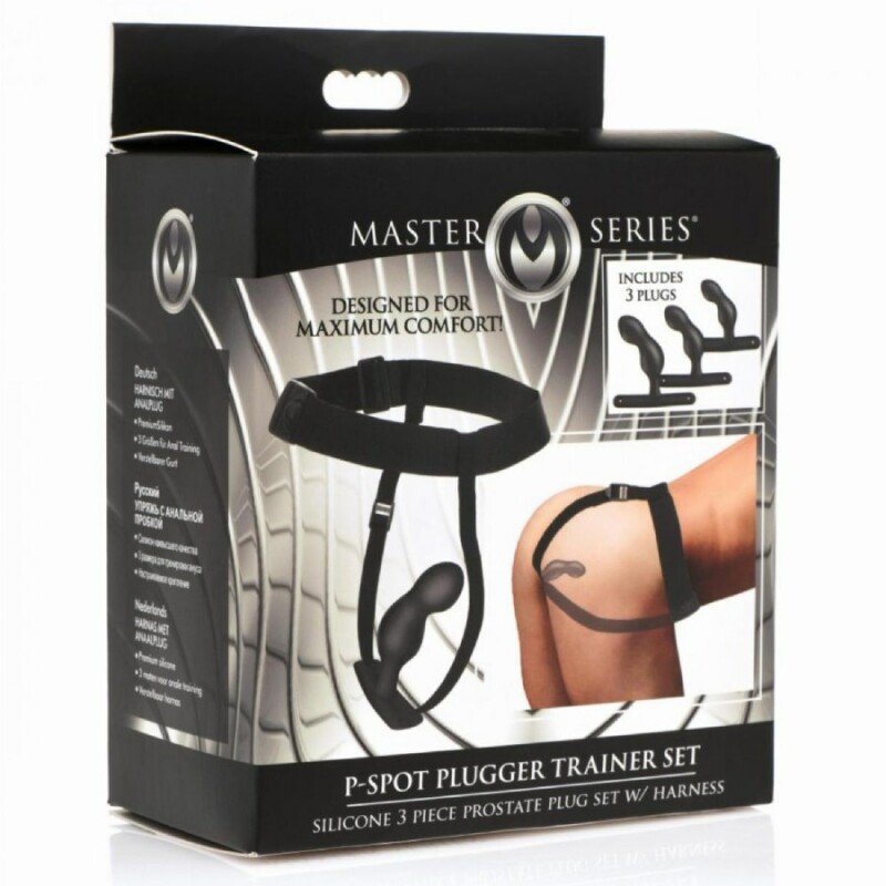 Набір для стимуляції простати P-Spot Plugger Trainer Set, чорний - Зображення 1