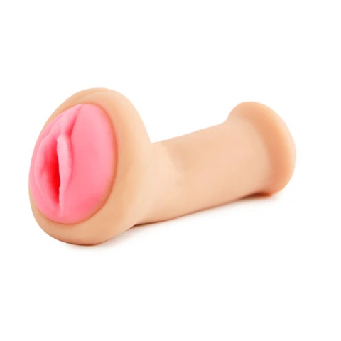 Мастурбатор вагіна Topco Pink Lips реалістичний, бежевий, 19 х 4.5 см - Изображение 1