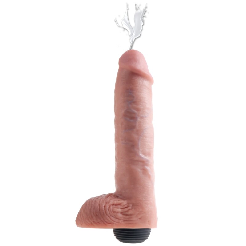 Фалоімітатор з еякуляцією Pipedream Kink Cock реалистичний, бежевий, 28 х 7 см - Зображення 1