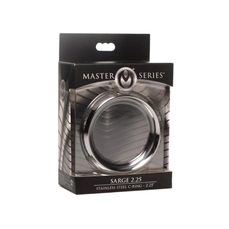 Ерекційне кільце Master Series металеве, сріблясте, 5.7 см - Зображення 1