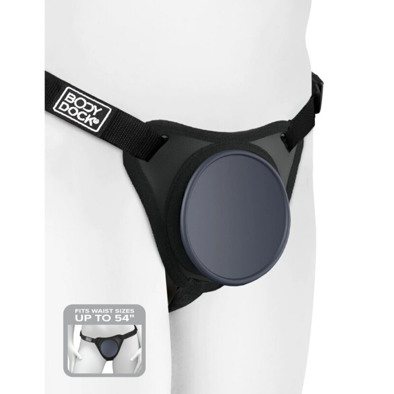Трусики для страпона Pipedream Body Dock Elite Harness, чорні - Зображення 1