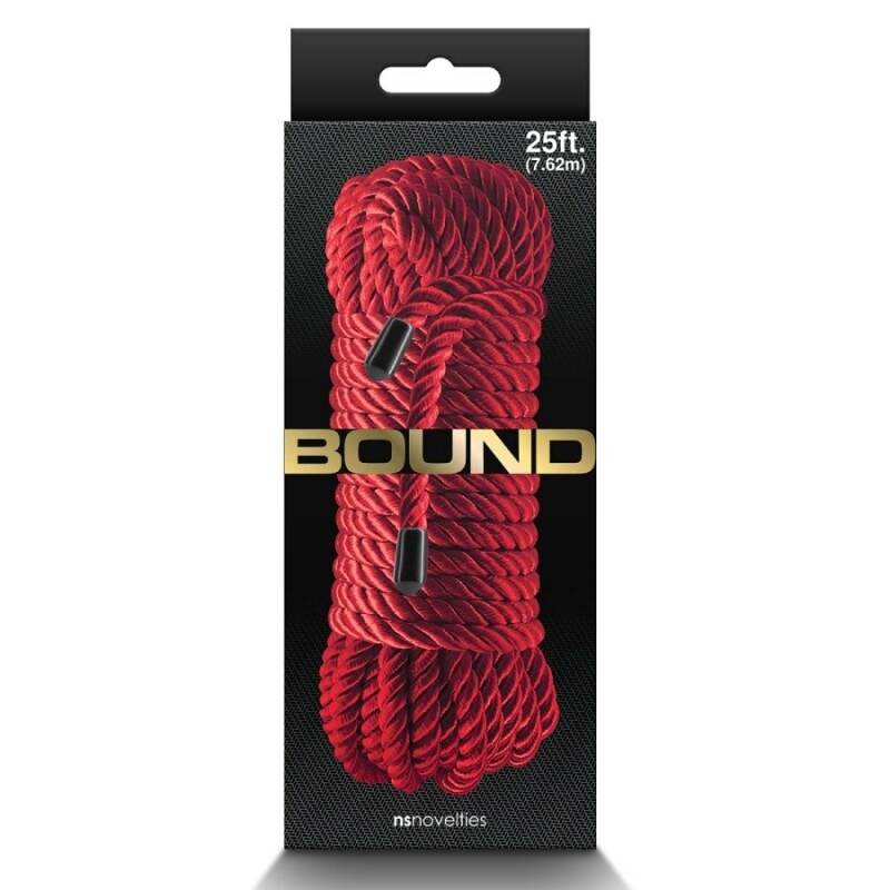Мотузка для зв'язування NS Novelties Bound, червона 7.62 м, 5 мм