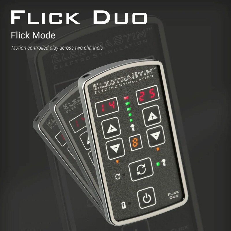 Набір для ігор з електростимуляцією ElectraStim Flick Duo, чорний - Изображение 3