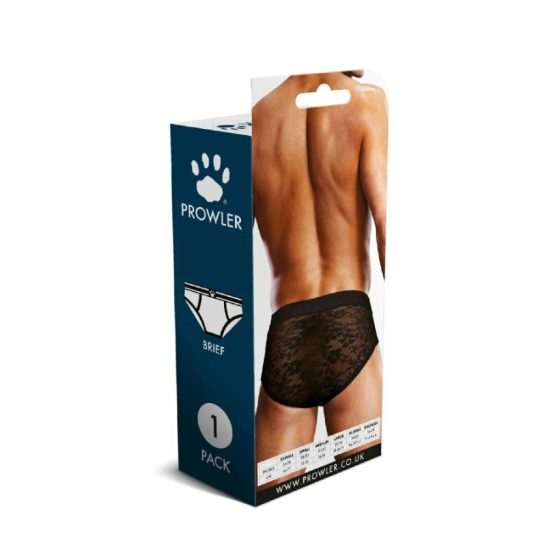 Труси чоловічі Prowler Lace з мереживом, чорні, S - Зображення 3