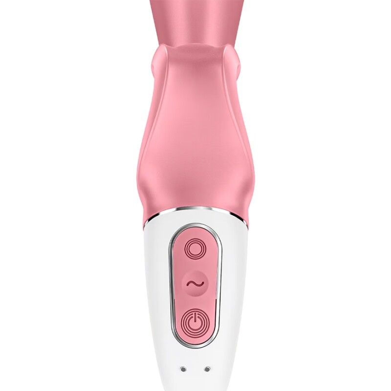 Вібратор-кролик Satisfyer Hug Me з підключенням до додатка, рожевий, 21 х 4.1 см - Изображение 4