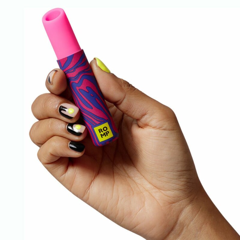 Кліторальний стимулятор вакуумний Romp Lipstick у формі помади, рожевий - Изображение 3