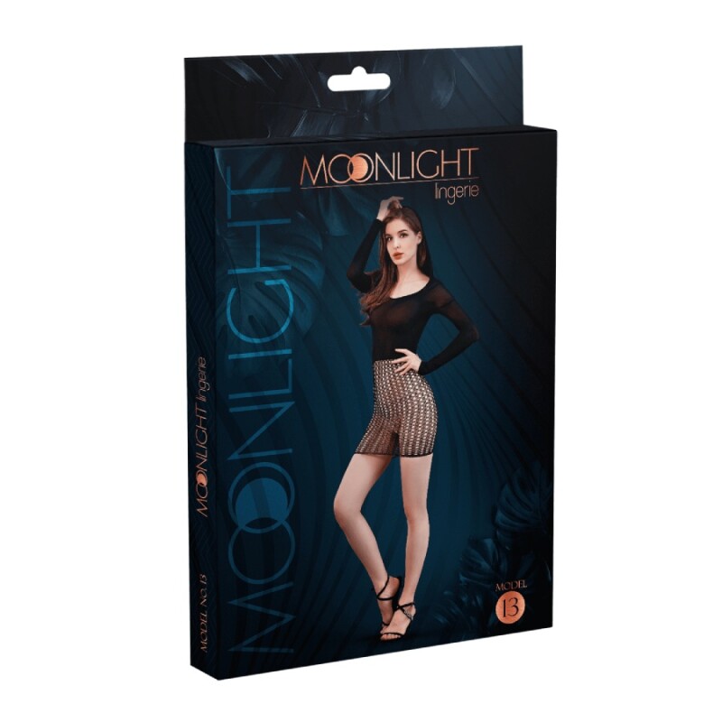 Сукня Moonlight Lingeried в сіточку, чорна, One Size - Изображение 2