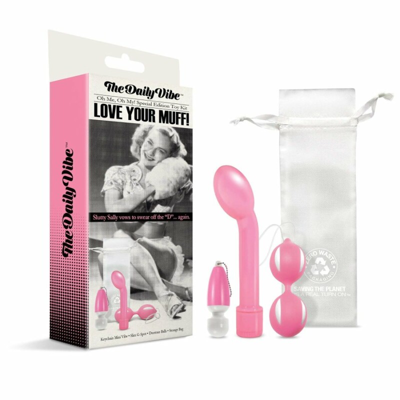 Набір іграшок Global Novelties Love Your Muff рожевий, 3 шт