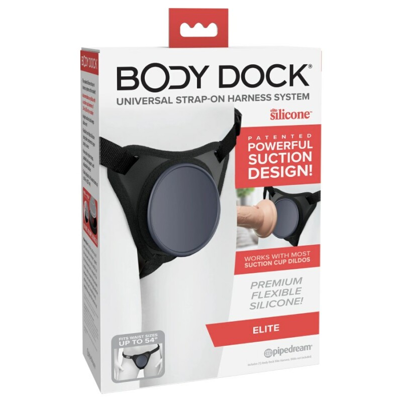 Трусики для страпона Pipedream Body Dock Elite Harness, чорні