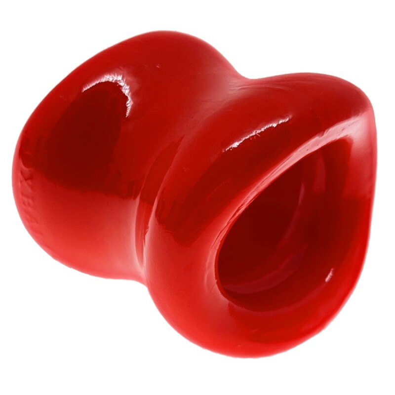 Насадка на мошонку Oxballs Mega-Squeeze червона, 6 х 5 см - Изображение 2