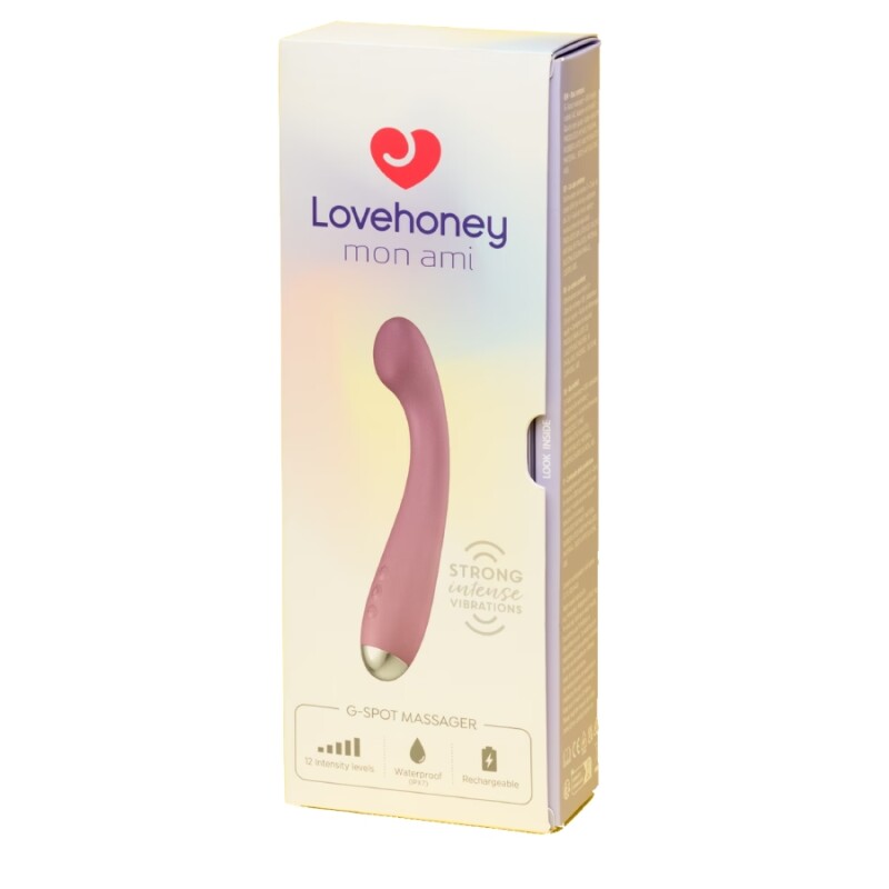 Вiбратор Lovehoney mon ami для точки G, фіолетовий, 20 см - Изображение 1