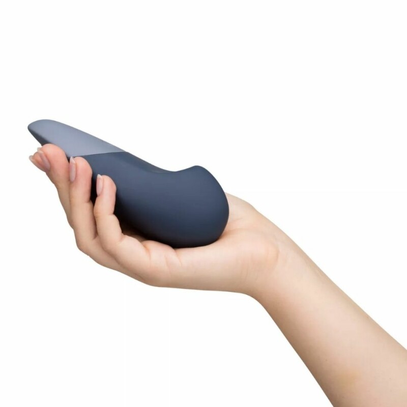 Вібратор безшумний Womanizer Vibe Dark Blue для клітора, синій, 14.5 см х 4.3 см - Изображение 5