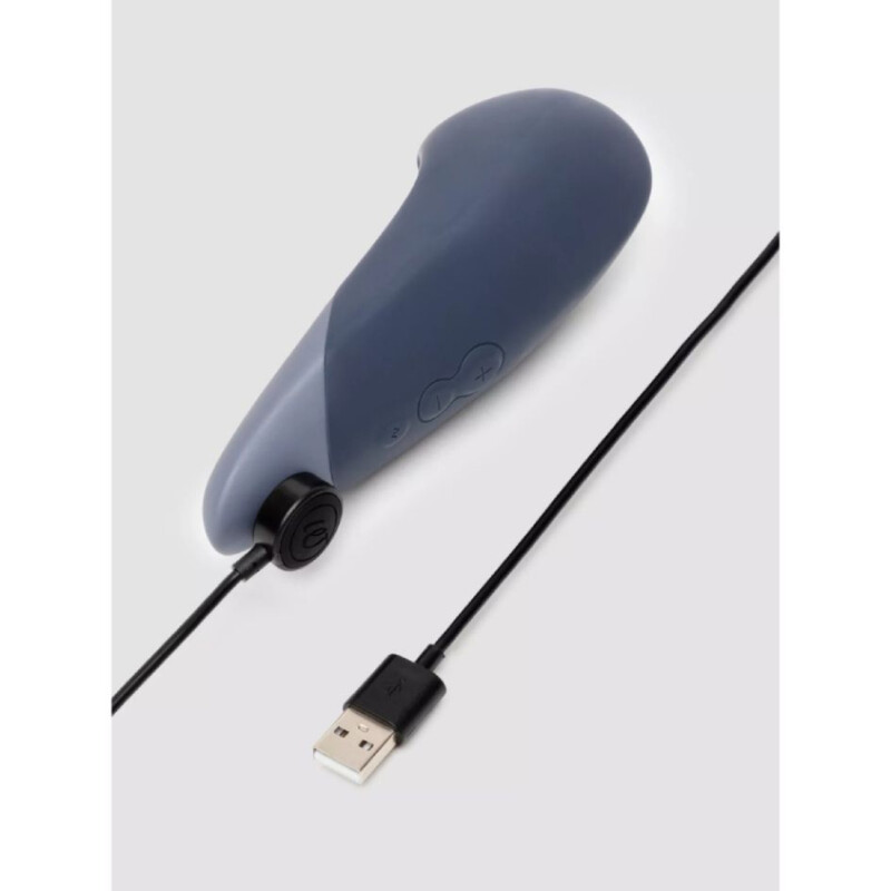 Вібратор безшумний Womanizer Vibe Dark Blue для клітора, синій, 14.5 см х 4.3 см - Изображение 6