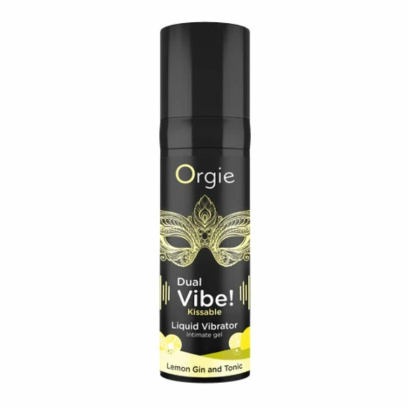 Рідкий вібратор Orgie Dual Vibe! Lemon Gin And Tonic джин-тонік лимон, 15 мл - Зображення 2