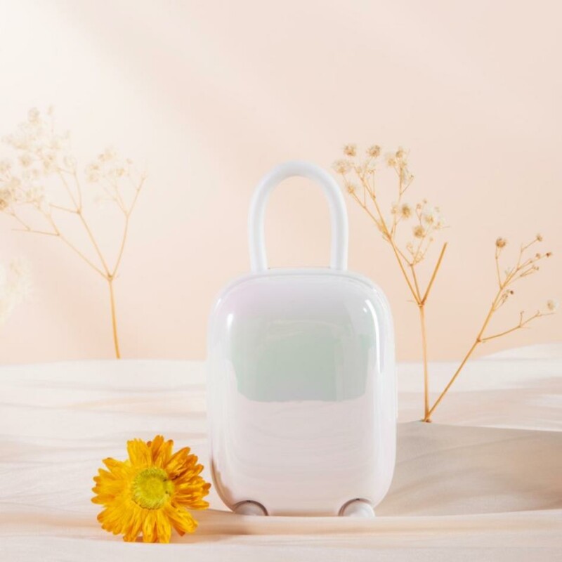 Віброяйце і вакуумний стимулятор для клітора 2в1 BeYourLover Magic Suitcase у зарядному кейсі, білий - Изображение 8