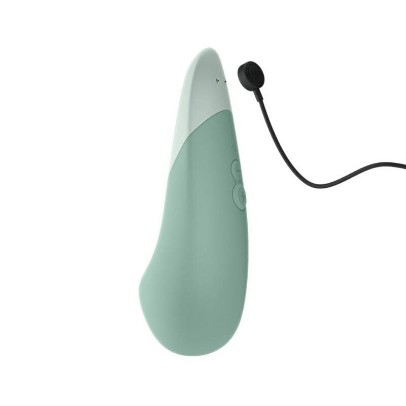 Вібратор безшумний Womanizer Vibe Sage для клітора, зелений, 14.5 см х 4.3 см - Изображение 4