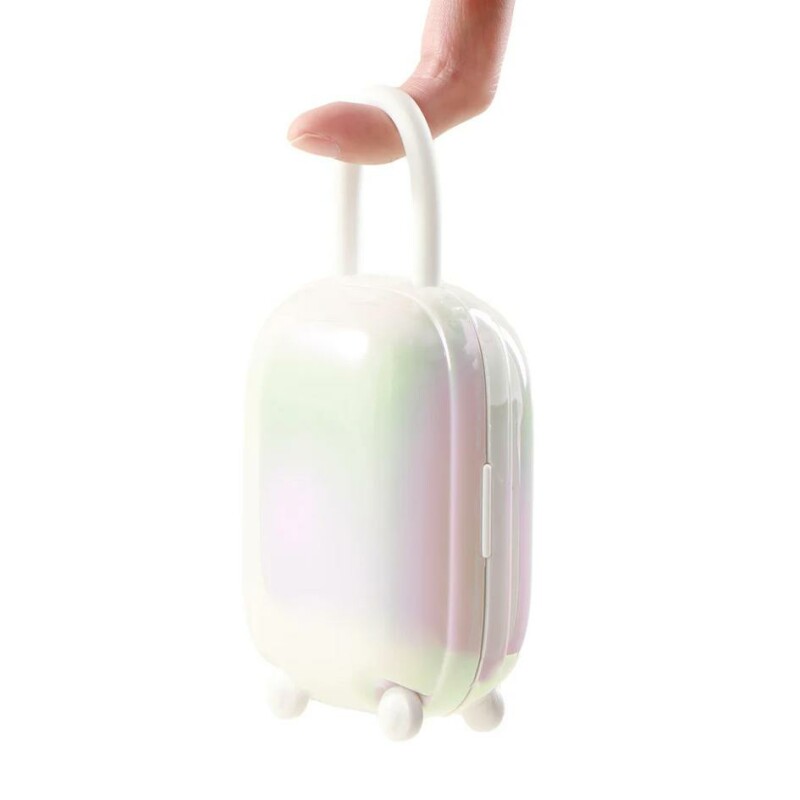 Віброяйце і вакуумний стимулятор для клітора 2в1 BeYourLover Magic Suitcase у зарядному кейсі, білий - Изображение 5
