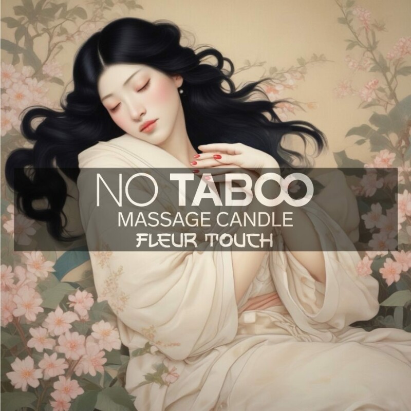 Масажна свічка NO TABOO, 30 мл, Fleur Touch з ароматом квіткової композиції - Изображение 1