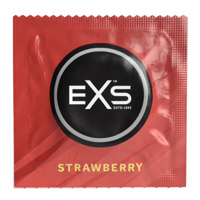 Презерватив EXS Strawberry з ароматом полуниці, 1 шт