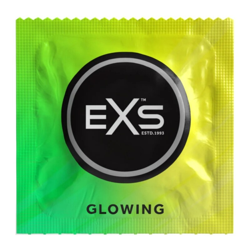 Презервативи EXS Glowing, що світяться, 3 шт