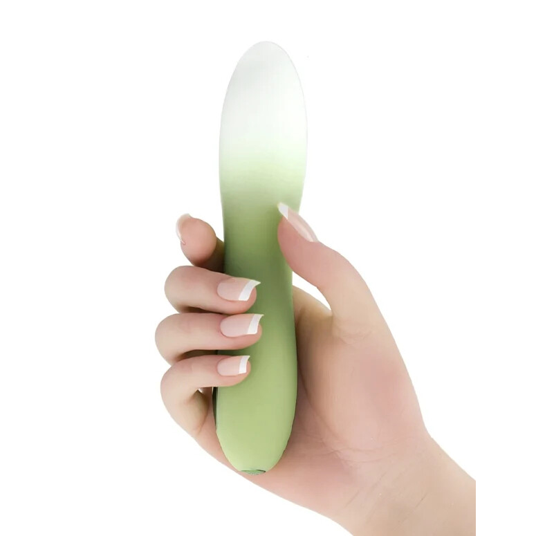 Вібратор з світлодіодом Every Night Toys для точки G, зелений, 16.6 х 3.5 см - Зображення 3