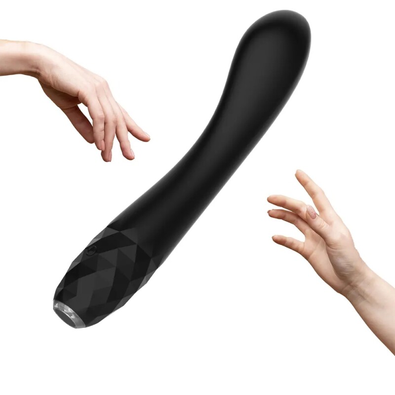 Вібратор з підсвіткою Every Night Toys для точки G, чорний - Изображение 6