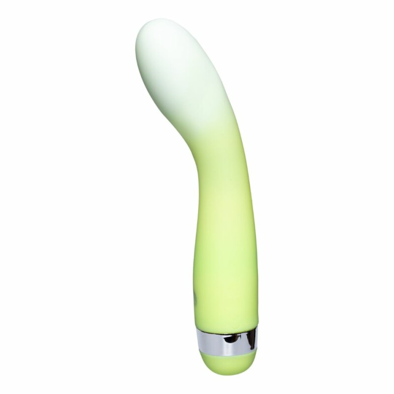 Вібратор з м'якою голівкою Every Night Toys для точки G, зелений, 12.7 х 3 см