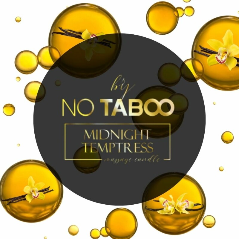 Масажна свічка, 140 мл, NO TABOO Midnight Temptress сандал + пачулі + ладан - Изображение 5